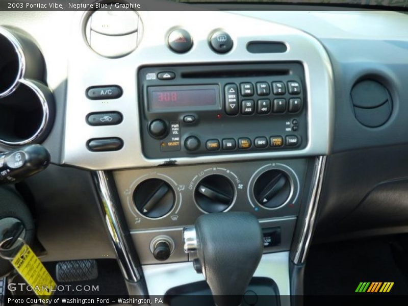 Neptune Blue / Graphite 2003 Pontiac Vibe