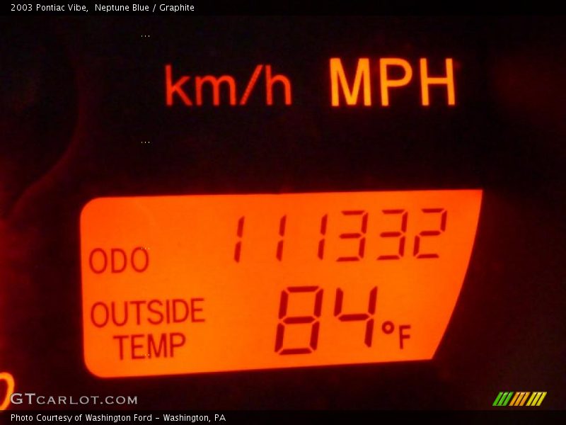 Neptune Blue / Graphite 2003 Pontiac Vibe