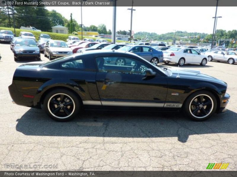 Black / Dark Charcoal 2007 Ford Mustang Shelby GT Coupe