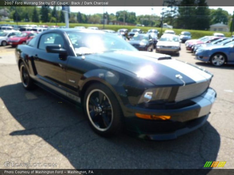 Black / Dark Charcoal 2007 Ford Mustang Shelby GT Coupe