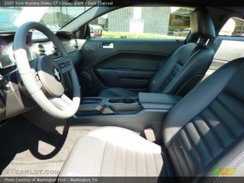 Black / Dark Charcoal 2007 Ford Mustang Shelby GT Coupe
