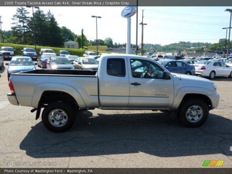 Silver Streak Mica / Graphite Gray 2005 Toyota Tacoma Access Cab 4x4