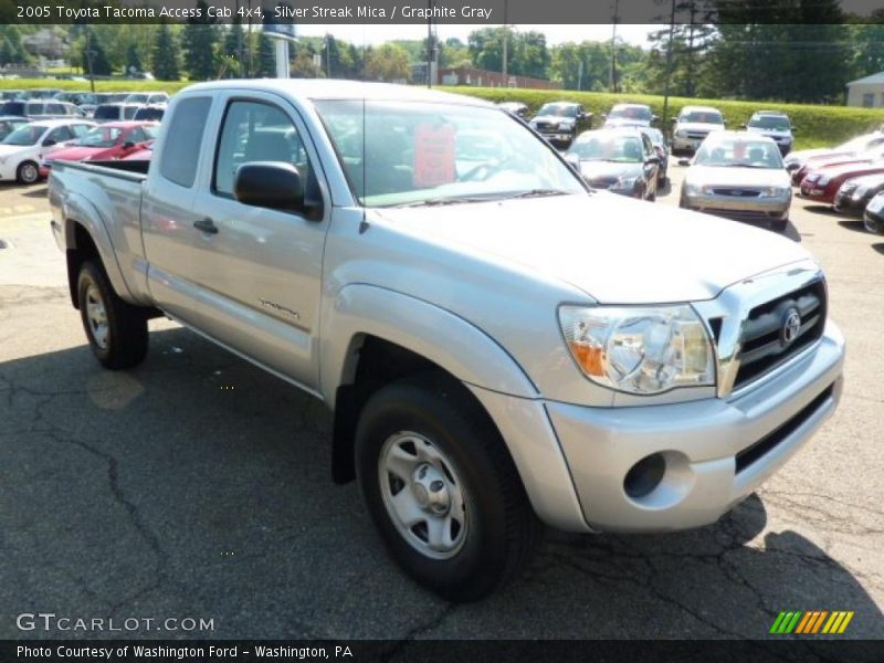 Silver Streak Mica / Graphite Gray 2005 Toyota Tacoma Access Cab 4x4