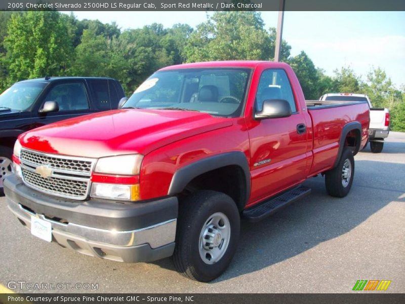 Sport Red Metallic / Dark Charcoal 2005 Chevrolet Silverado 2500HD LS Regular Cab