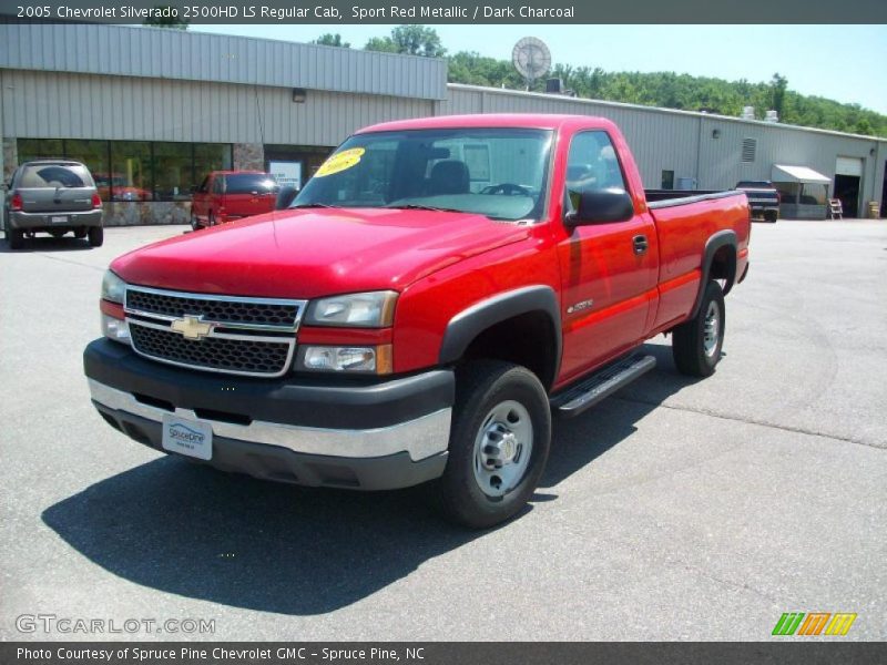Sport Red Metallic / Dark Charcoal 2005 Chevrolet Silverado 2500HD LS Regular Cab