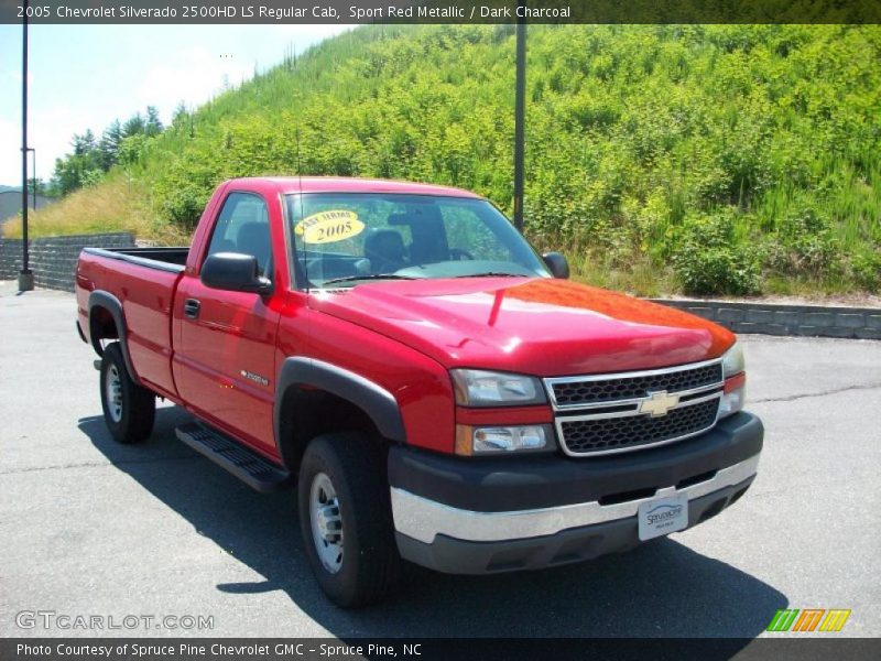 Sport Red Metallic / Dark Charcoal 2005 Chevrolet Silverado 2500HD LS Regular Cab