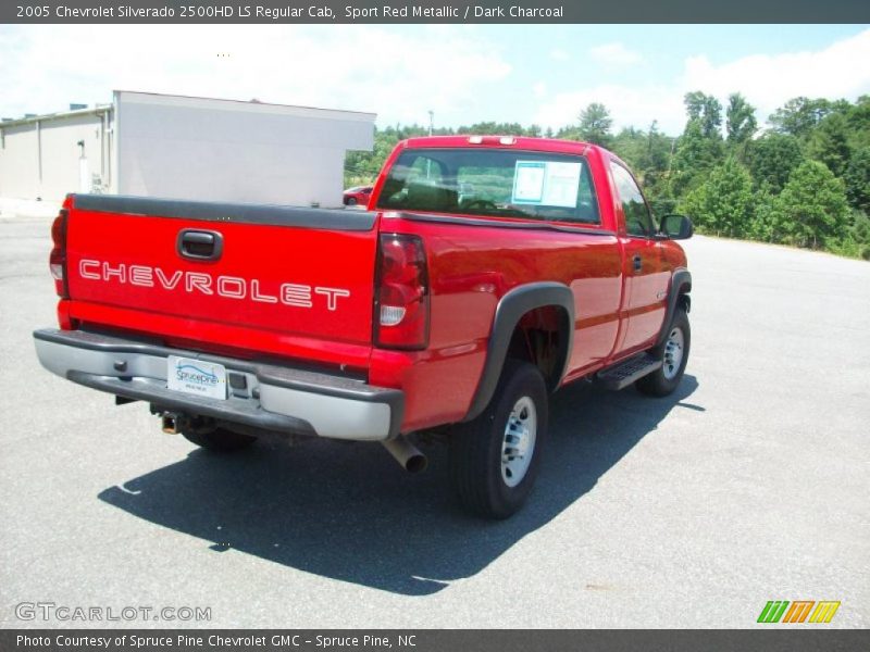 Sport Red Metallic / Dark Charcoal 2005 Chevrolet Silverado 2500HD LS Regular Cab