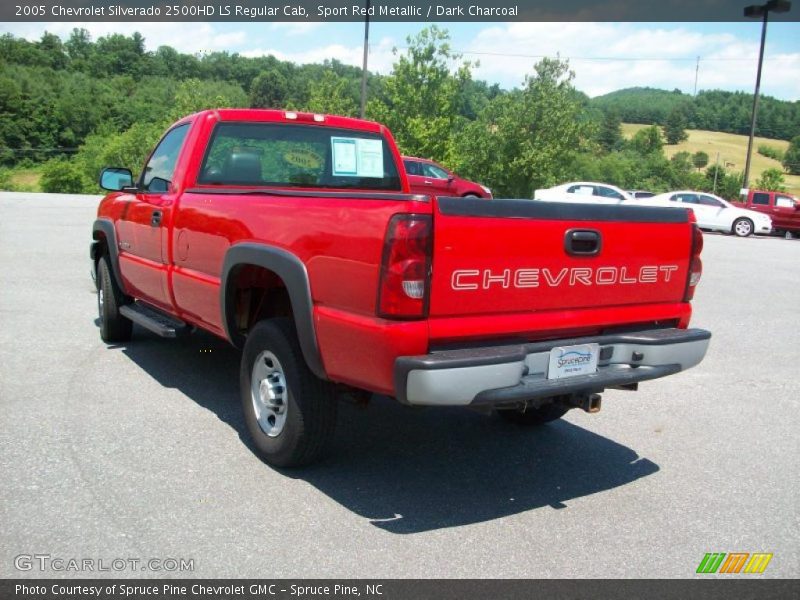 Sport Red Metallic / Dark Charcoal 2005 Chevrolet Silverado 2500HD LS Regular Cab