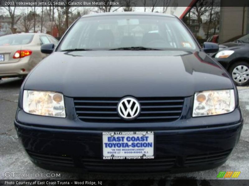 Galactic Blue Metallic / Black 2003 Volkswagen Jetta GL Sedan