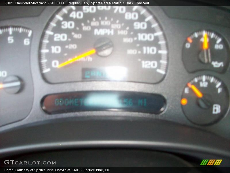 Sport Red Metallic / Dark Charcoal 2005 Chevrolet Silverado 2500HD LS Regular Cab