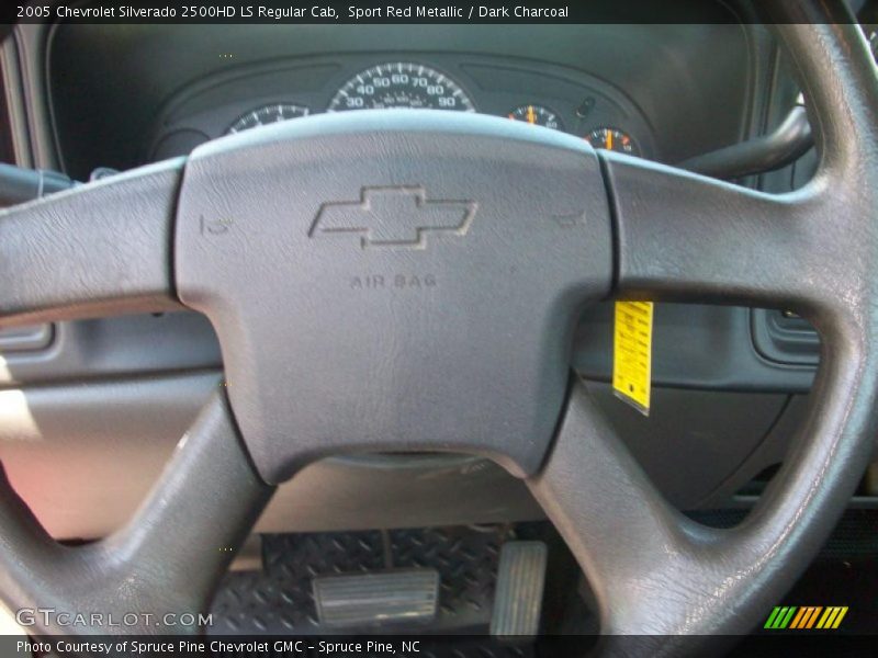 Sport Red Metallic / Dark Charcoal 2005 Chevrolet Silverado 2500HD LS Regular Cab
