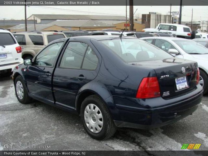 Galactic Blue Metallic / Black 2003 Volkswagen Jetta GL Sedan
