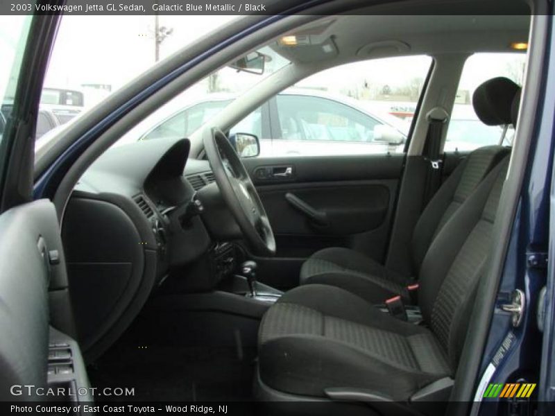 Galactic Blue Metallic / Black 2003 Volkswagen Jetta GL Sedan