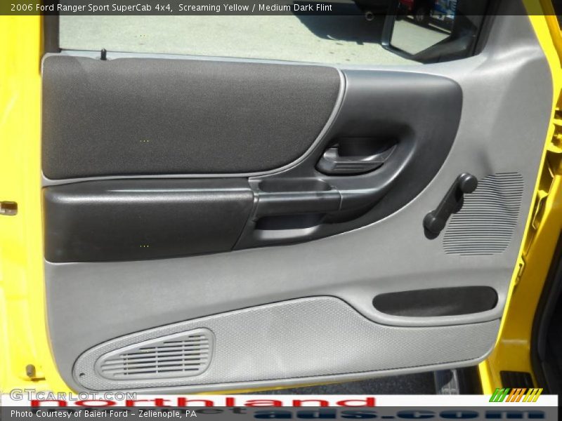 Screaming Yellow / Medium Dark Flint 2006 Ford Ranger Sport SuperCab 4x4