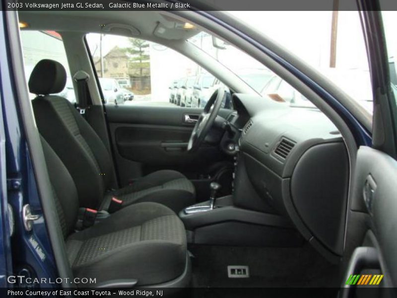 Galactic Blue Metallic / Black 2003 Volkswagen Jetta GL Sedan