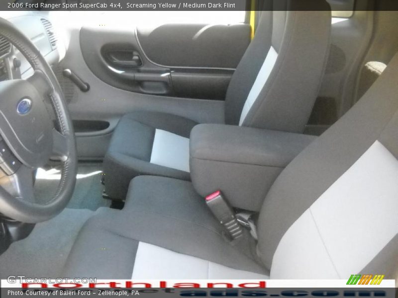 Screaming Yellow / Medium Dark Flint 2006 Ford Ranger Sport SuperCab 4x4