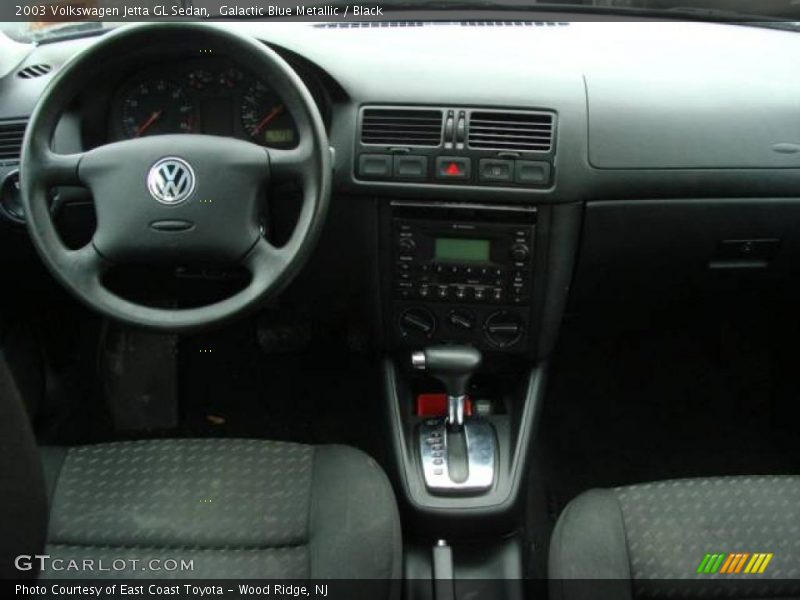 Galactic Blue Metallic / Black 2003 Volkswagen Jetta GL Sedan