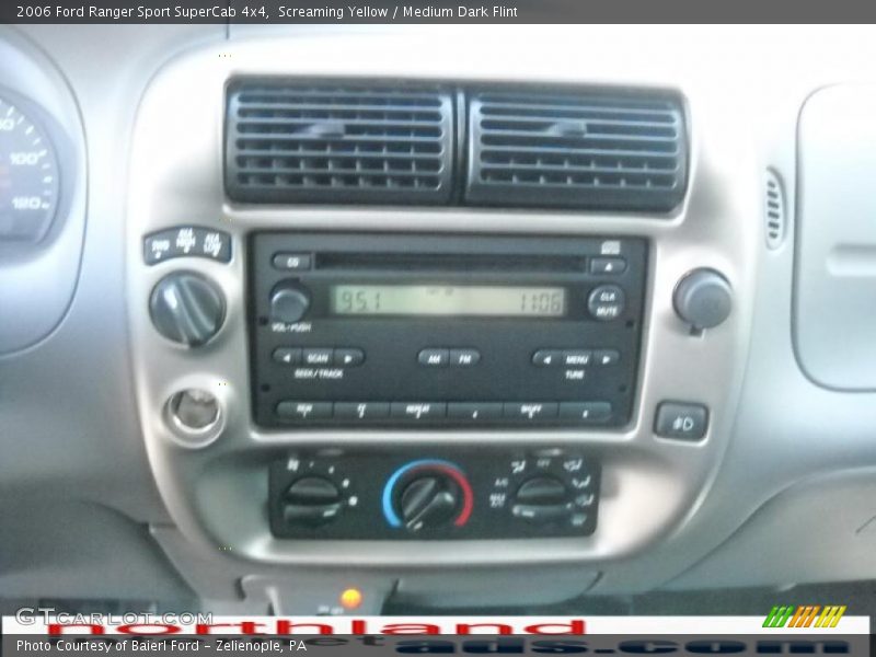 Screaming Yellow / Medium Dark Flint 2006 Ford Ranger Sport SuperCab 4x4