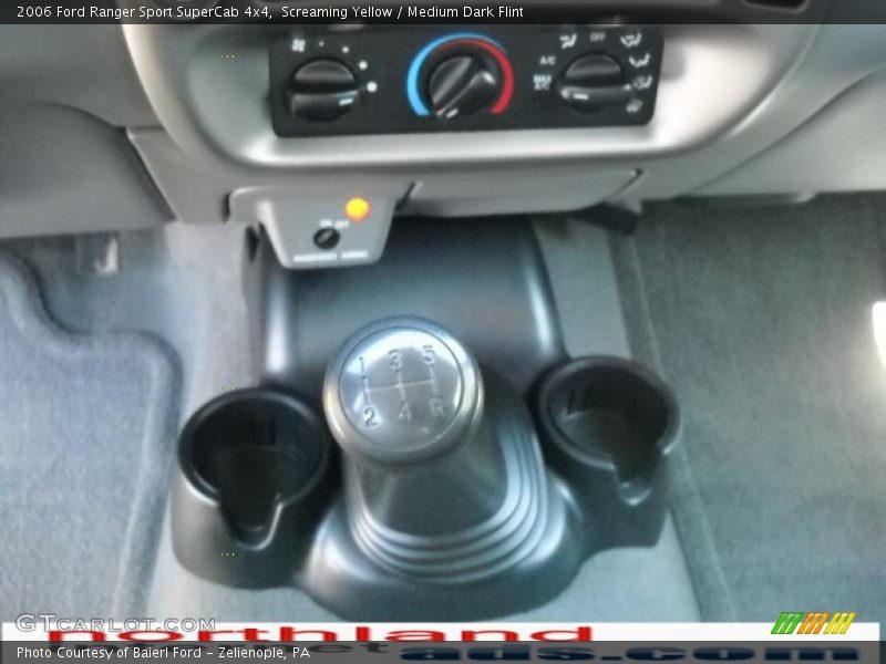 Screaming Yellow / Medium Dark Flint 2006 Ford Ranger Sport SuperCab 4x4