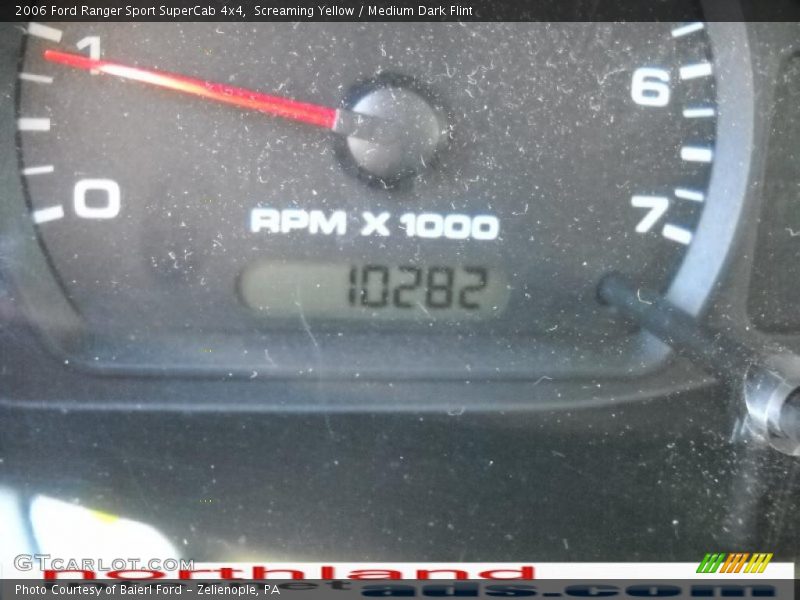 Screaming Yellow / Medium Dark Flint 2006 Ford Ranger Sport SuperCab 4x4