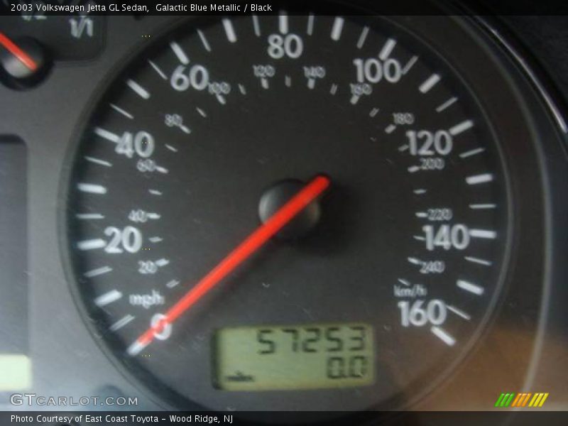 Galactic Blue Metallic / Black 2003 Volkswagen Jetta GL Sedan