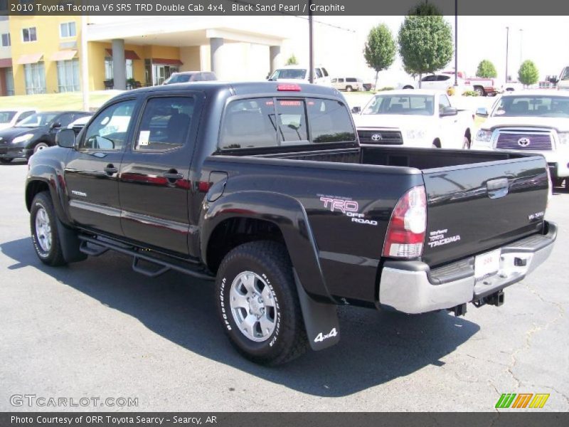 Black Sand Pearl / Graphite 2010 Toyota Tacoma V6 SR5 TRD Double Cab 4x4