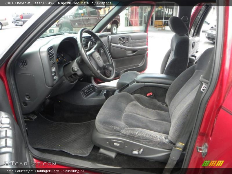 Majestic Red Metallic / Graphite 2001 Chevrolet Blazer LS 4x4