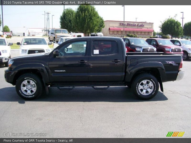 Black Sand Pearl / Graphite 2010 Toyota Tacoma V6 SR5 TRD Double Cab 4x4