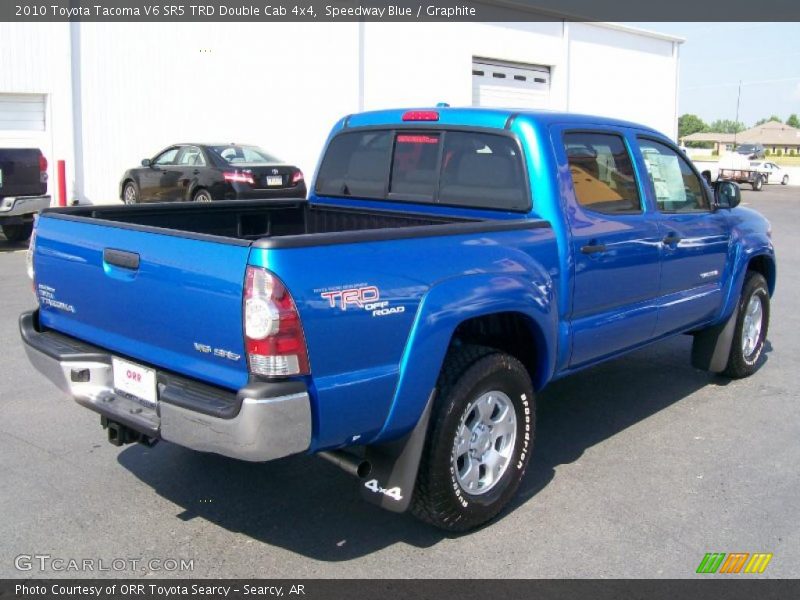 Speedway Blue / Graphite 2010 Toyota Tacoma V6 SR5 TRD Double Cab 4x4