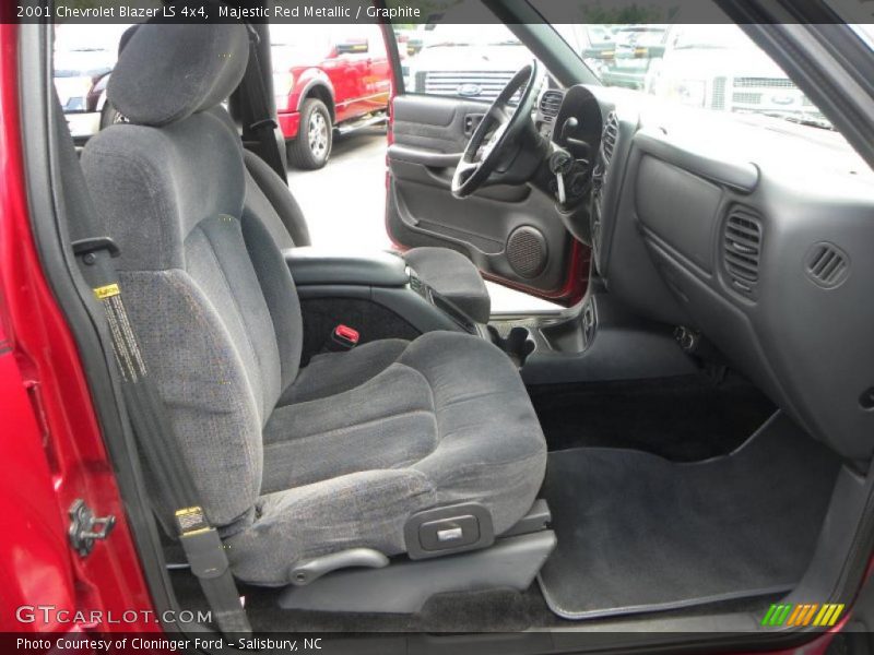 Majestic Red Metallic / Graphite 2001 Chevrolet Blazer LS 4x4