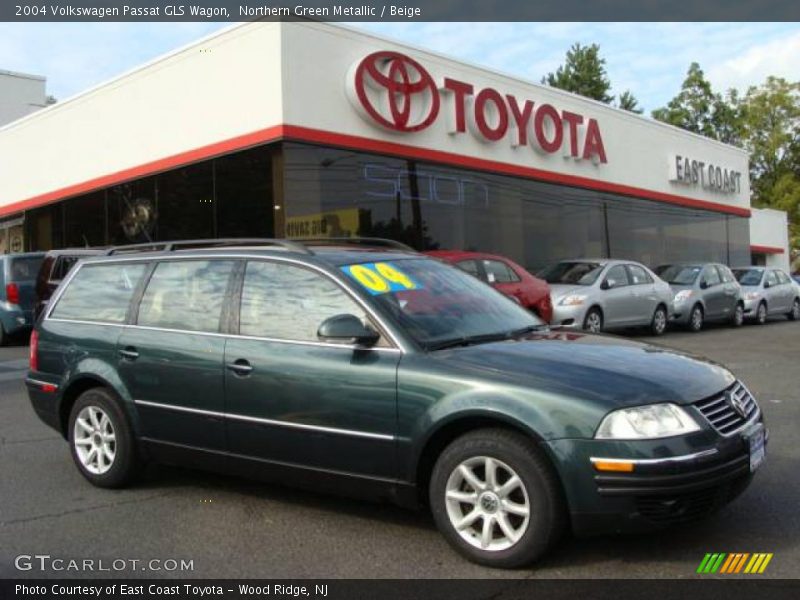 Northern Green Metallic / Beige 2004 Volkswagen Passat GLS Wagon