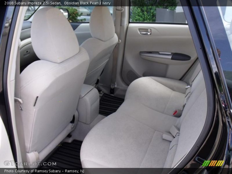 Obsidian Black Pearl / Ivory 2008 Subaru Impreza 2.5i Sedan