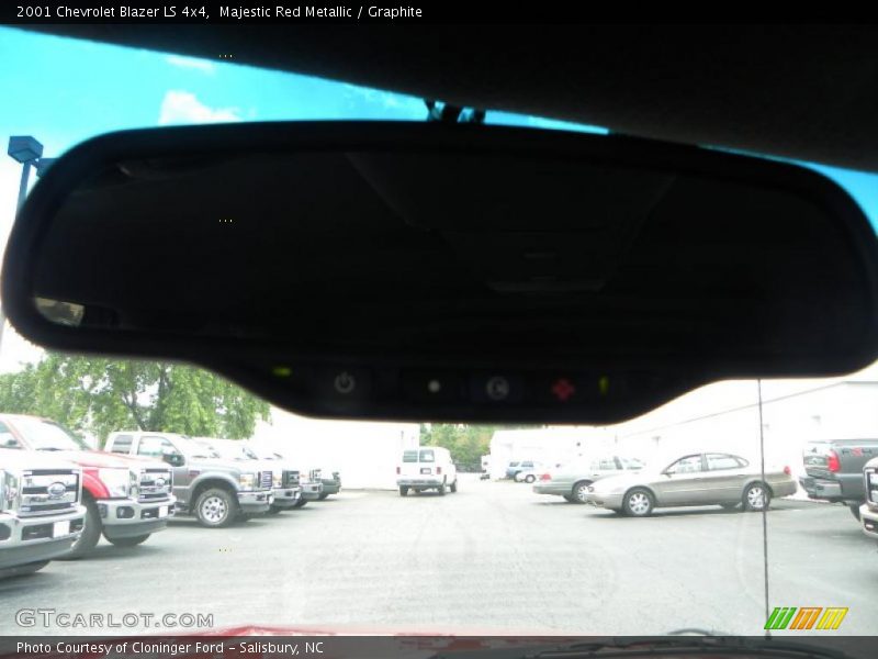 Majestic Red Metallic / Graphite 2001 Chevrolet Blazer LS 4x4