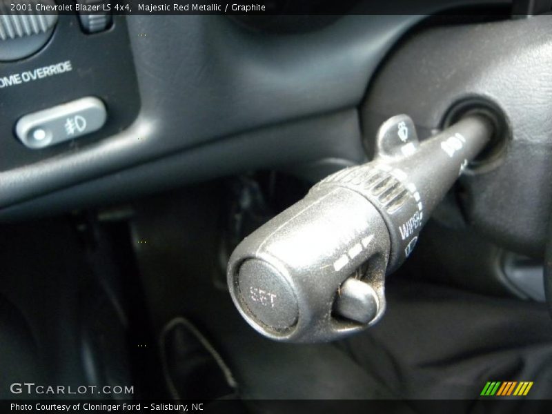 Majestic Red Metallic / Graphite 2001 Chevrolet Blazer LS 4x4