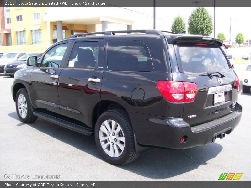 Black / Sand Beige 2010 Toyota Sequoia Limited 4WD