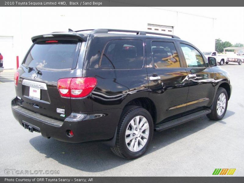 Black / Sand Beige 2010 Toyota Sequoia Limited 4WD