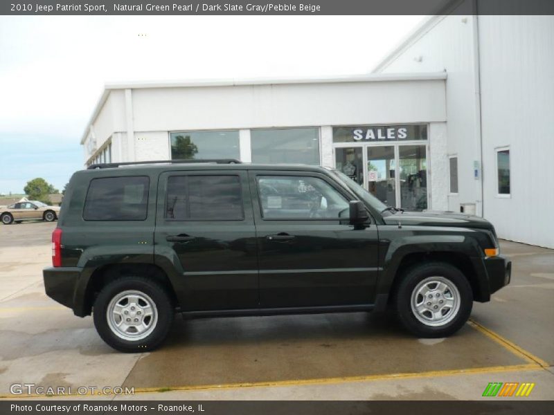 Natural Green Pearl / Dark Slate Gray/Pebble Beige 2010 Jeep Patriot Sport