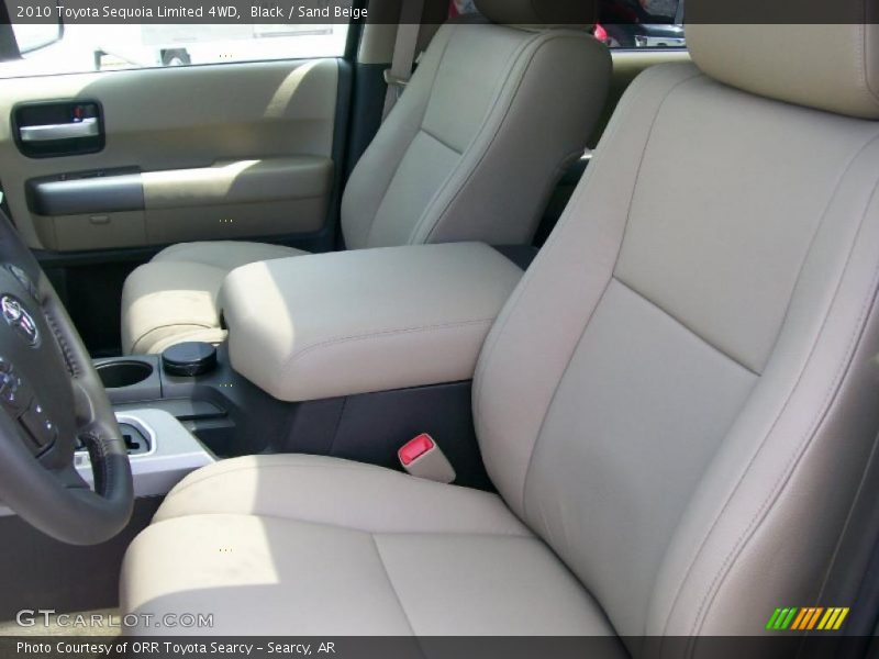 Black / Sand Beige 2010 Toyota Sequoia Limited 4WD