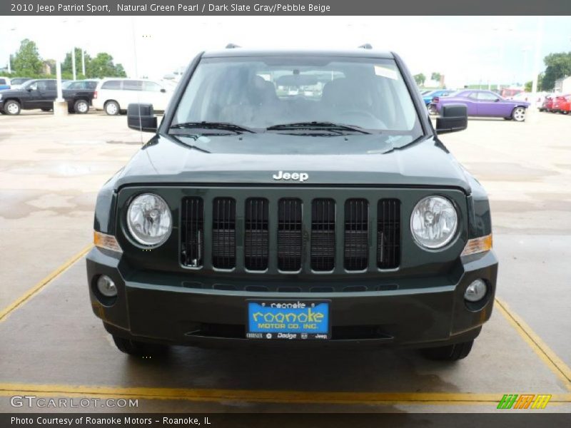 Natural Green Pearl / Dark Slate Gray/Pebble Beige 2010 Jeep Patriot Sport