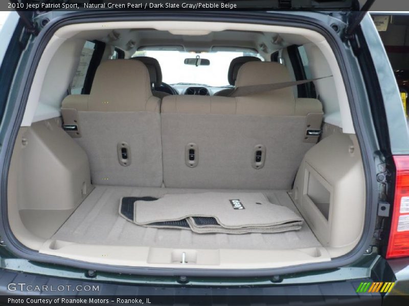 Natural Green Pearl / Dark Slate Gray/Pebble Beige 2010 Jeep Patriot Sport