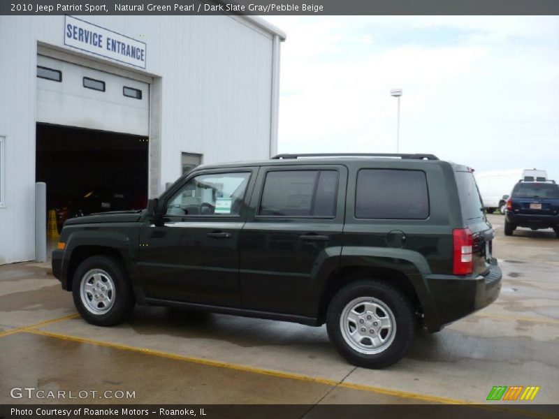 Natural Green Pearl / Dark Slate Gray/Pebble Beige 2010 Jeep Patriot Sport