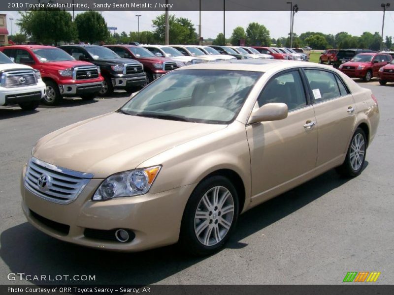 Sandy Beach Metallic / Ivory 2010 Toyota Avalon Limited