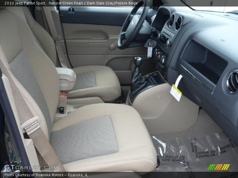Natural Green Pearl / Dark Slate Gray/Pebble Beige 2010 Jeep Patriot Sport