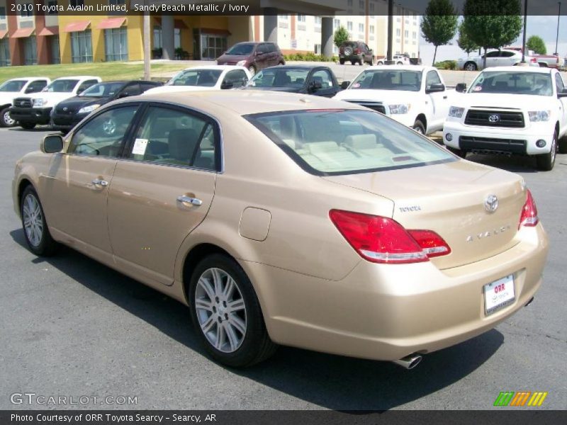 Sandy Beach Metallic / Ivory 2010 Toyota Avalon Limited