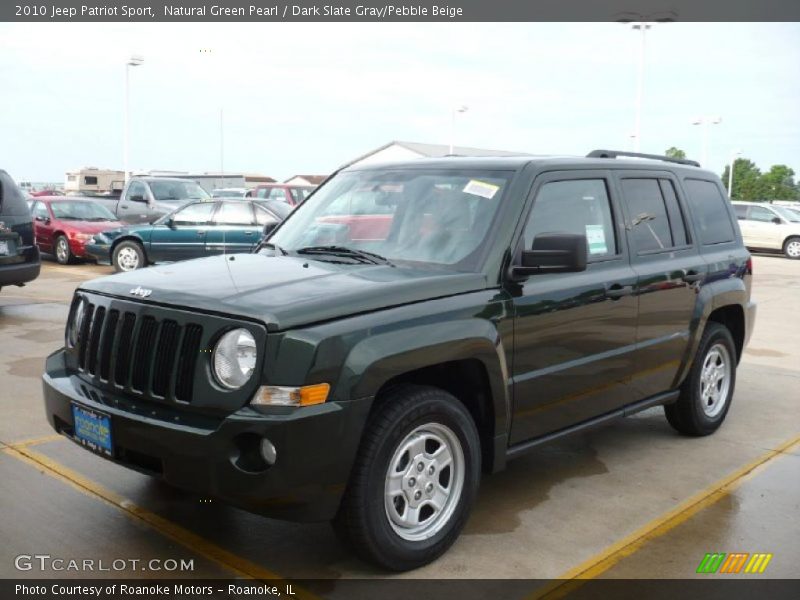 Natural Green Pearl / Dark Slate Gray/Pebble Beige 2010 Jeep Patriot Sport