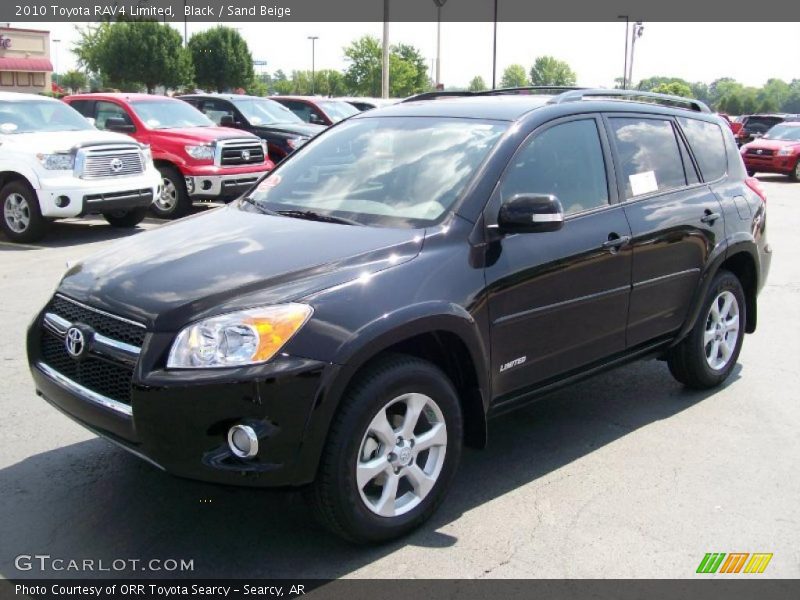 Black / Sand Beige 2010 Toyota RAV4 Limited