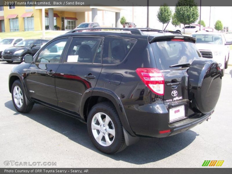 Black / Sand Beige 2010 Toyota RAV4 Limited