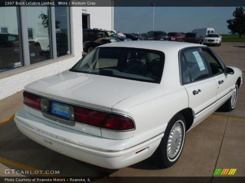 White / Medium Gray 1997 Buick LeSabre Limited