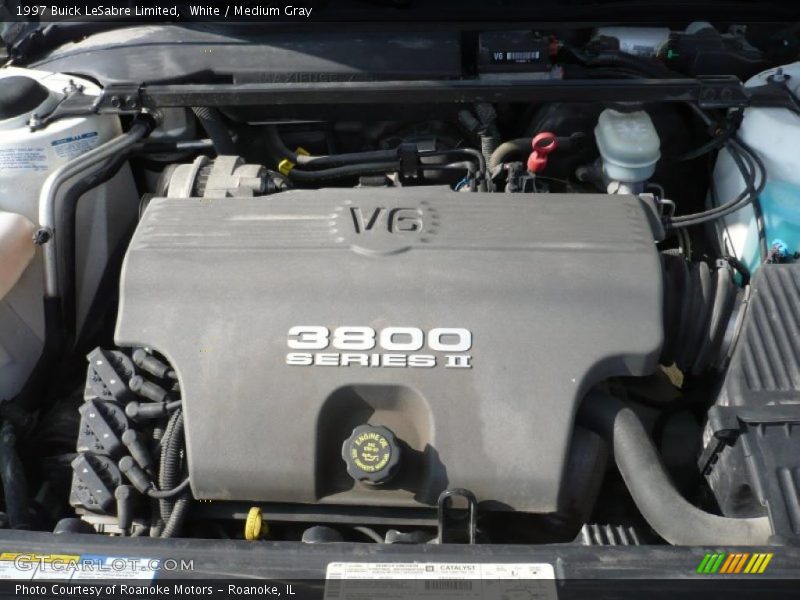White / Medium Gray 1997 Buick LeSabre Limited