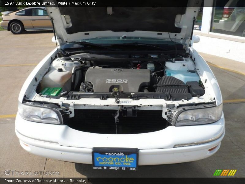 White / Medium Gray 1997 Buick LeSabre Limited